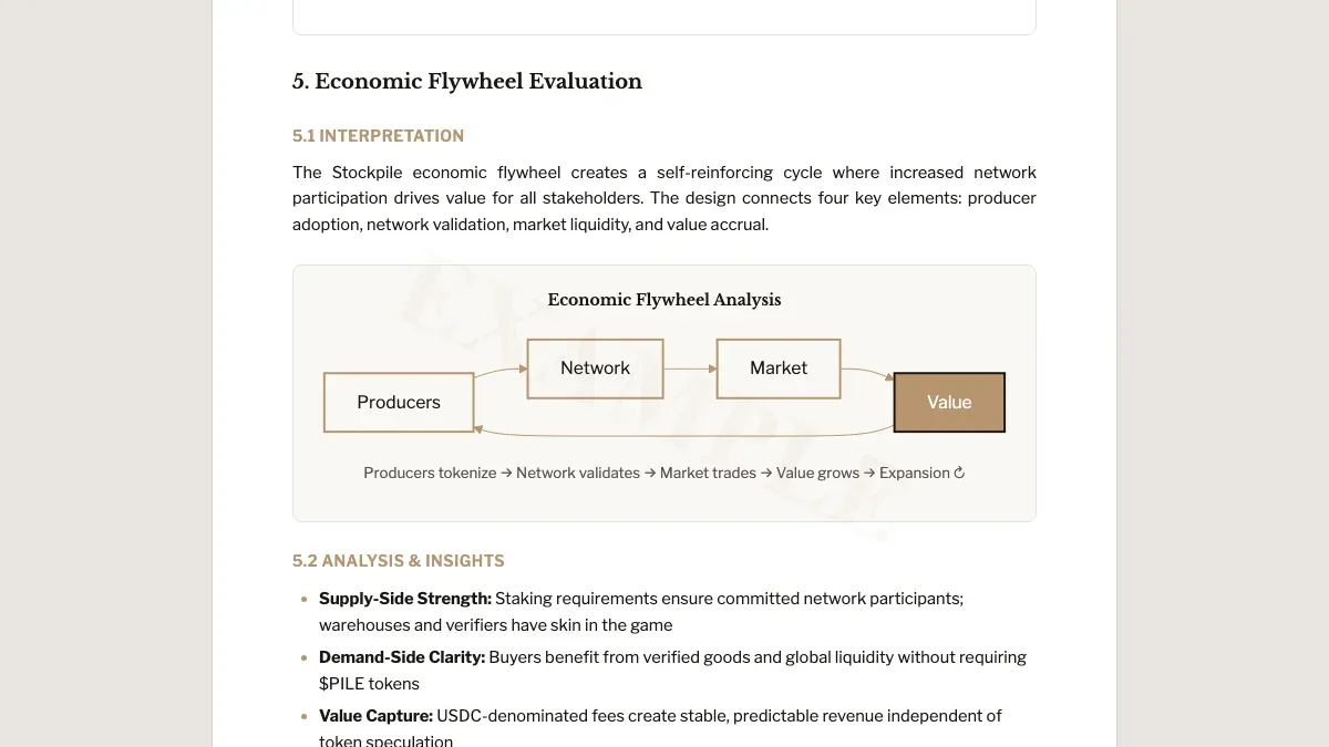 Economic flywheel chart